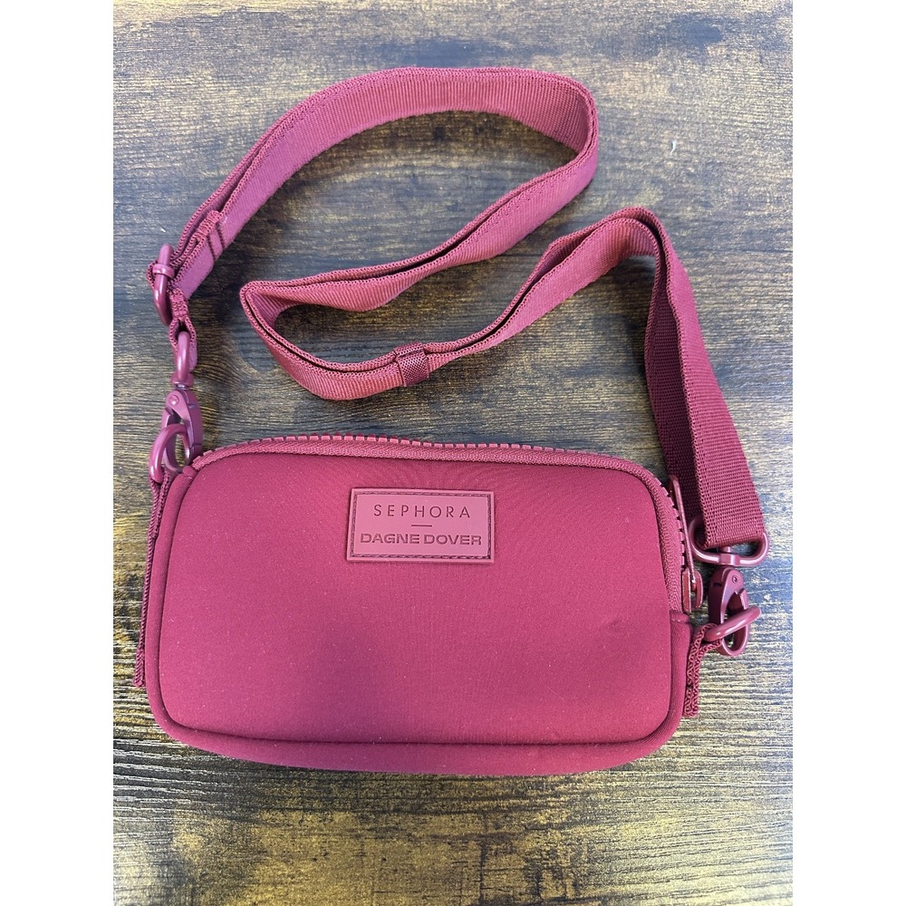 Dagne Dover x Sephora Mara Neoprene Phone Sling Spice Red Limited Edition Bag - Picture 14 of 14